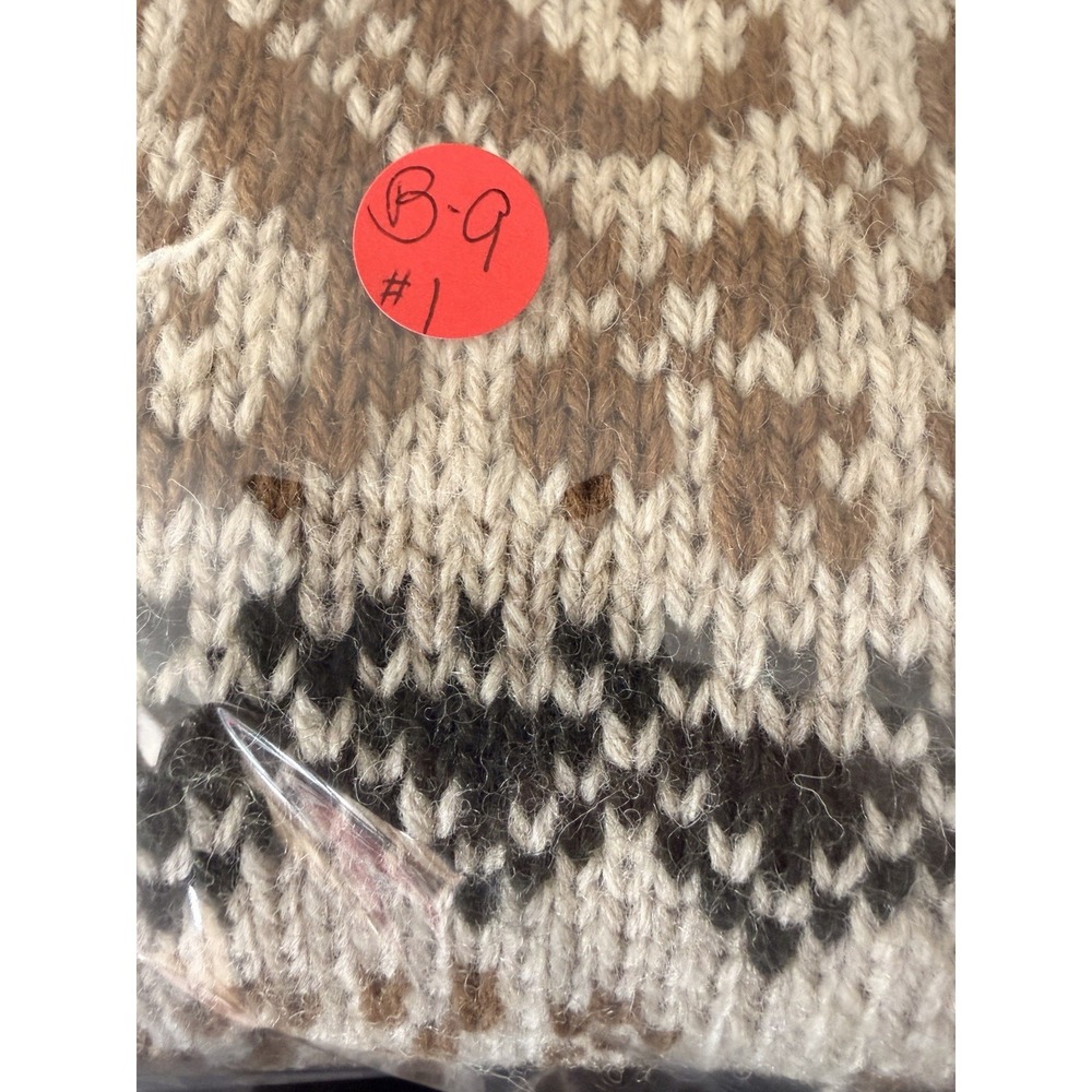 Vintage Hand Knitted SAGA KNIT Pure New WoolSweater Unisex Made in Norway SZ-S/M - Picture 16 of 16